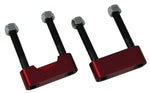 Moroso 65-82 GM 12 Bolt (w/Straps) U-Joint Girdle - Red Anodized - Set