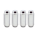 McGard Hex Lug Nut (Cone Seat / Duplex) M14X2.0 / 13/16 Hex / 2.25in. Length (4-Pack) - Chrome