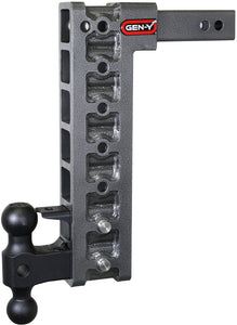 Gen-Y Mega Duty 2in Shank 15in Drop 16K Hitch w/Dual-Ball/Pintle Lock/Stabilizer Kit