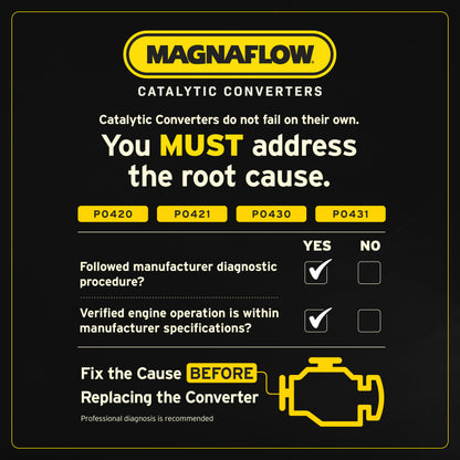 Magnaflow 13-16 Hyundai Santa Fe Sport 2.0L California Grade CARB Compliant DF Catalytic Converter