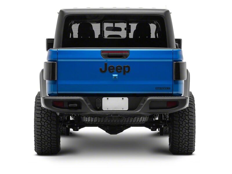 Raxiom 20-26 Jeep Gladiator JT Low Profile LED Tail Lights- Black Housing- Smoked Lens