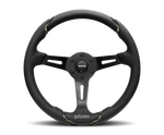 Momo Gotham Steering Wheel 350 mm - Black Leather/Black Spokes