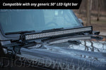 Diode Dynamics 18-21 Jeep JL Wrangler/Gladiator SS50 Hood LED Light Bar Kit - Amber Combo