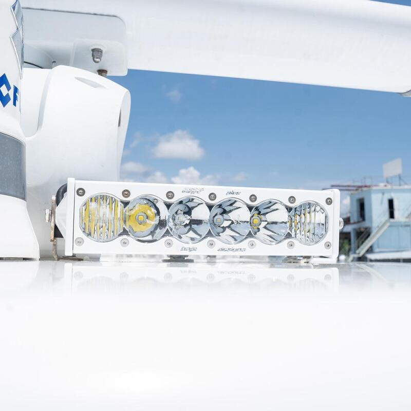 Baja Designs Marine OnX6+ Straight Light Bar 10in. Driving Combo/Clear - White