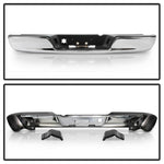 xTune 02-08 RAM 1500/03-09 2500/3500 OEM Style Steel Rear Bumper - Chrome (RB-DR02-SET-C)