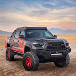 Go Rhino 16-21 Tacoma Element Front Bumper w/ Power Actuated Hide-away Light Bar Mount Tex Black