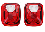 Rampage 1976-1983 Jeep CJ5 Taillight Conversion Kit - Brite