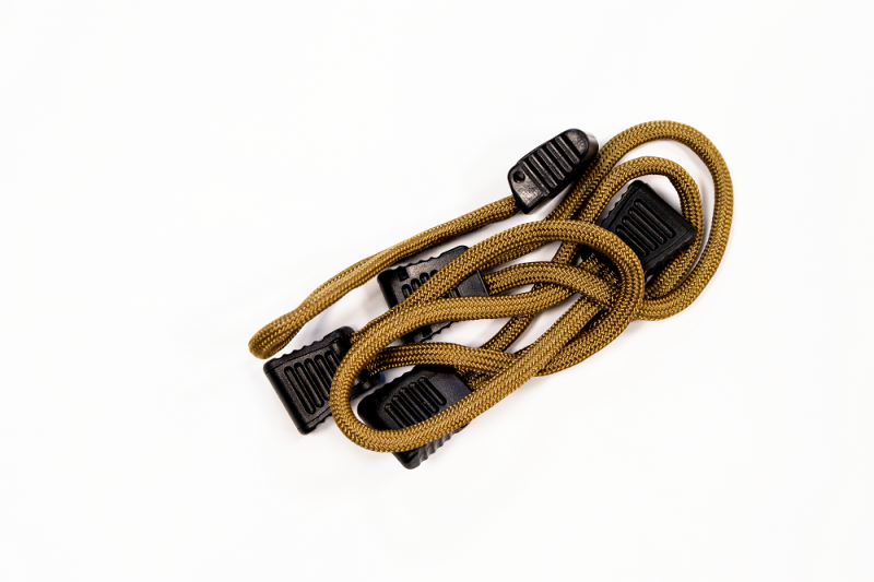 Fishbone Offroad Paracord Zipper Pulls 5 Pcs Coyote