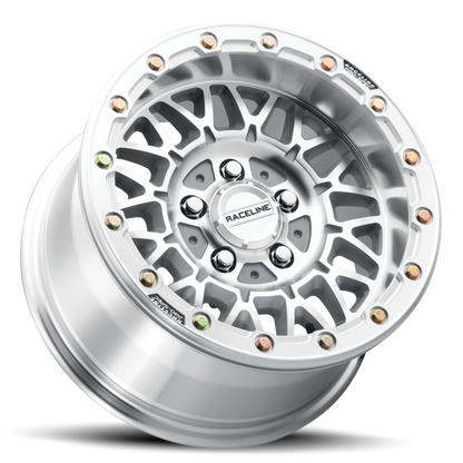 Raceline A15 Omega 15x6in / 4x156 BP / 40mm Offset / 132.5mm Bore - Machined