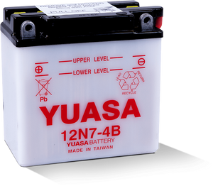 Yuasa 12N7-4B Conventional 12 Volt Battery