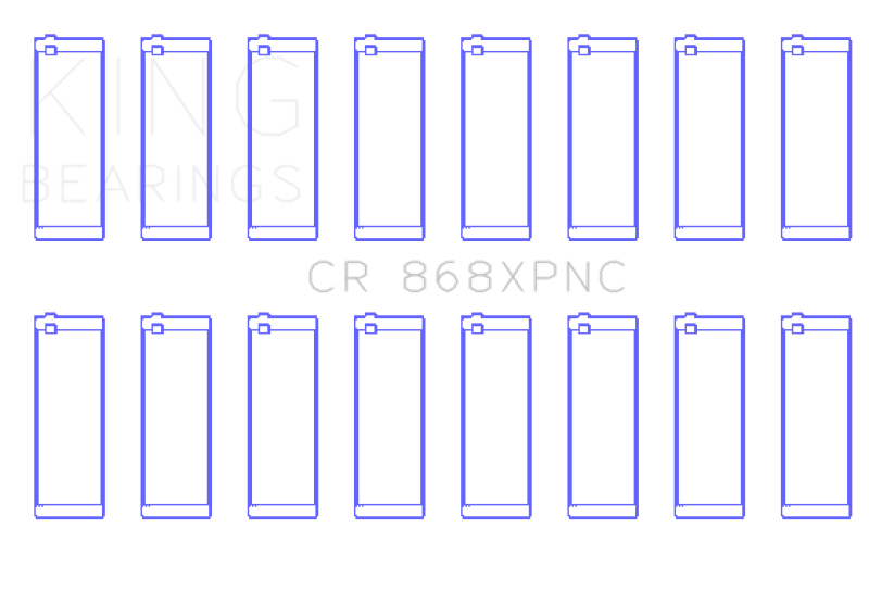 King Ford 4.6L/5.4L V8 SOHC (Size STDX) Performance Coated Rod Bearing Set - Size STDX