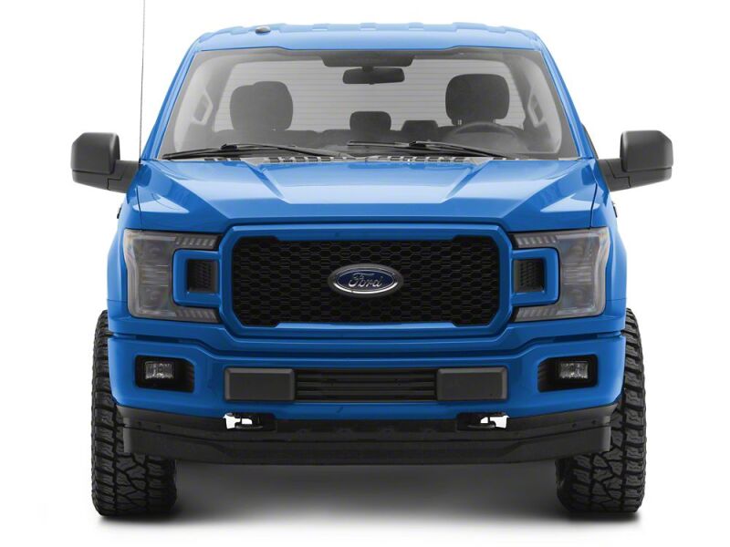 Raxiom 18-20 Ford F-150 LED Halo Surround Headlights with White DRL- Black Housing- Clear Lens