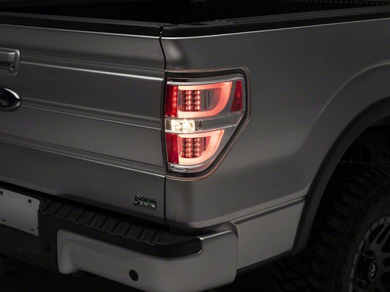 Raxiom 09-14 Ford F-150 Styleside G2 LED Tail Lights- Chrome Housing- Clear Lens