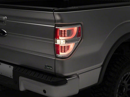 Raxiom 09-14 Ford F-150 Styleside G2 LED Tail Lights- Chrome Housing- Clear Lens