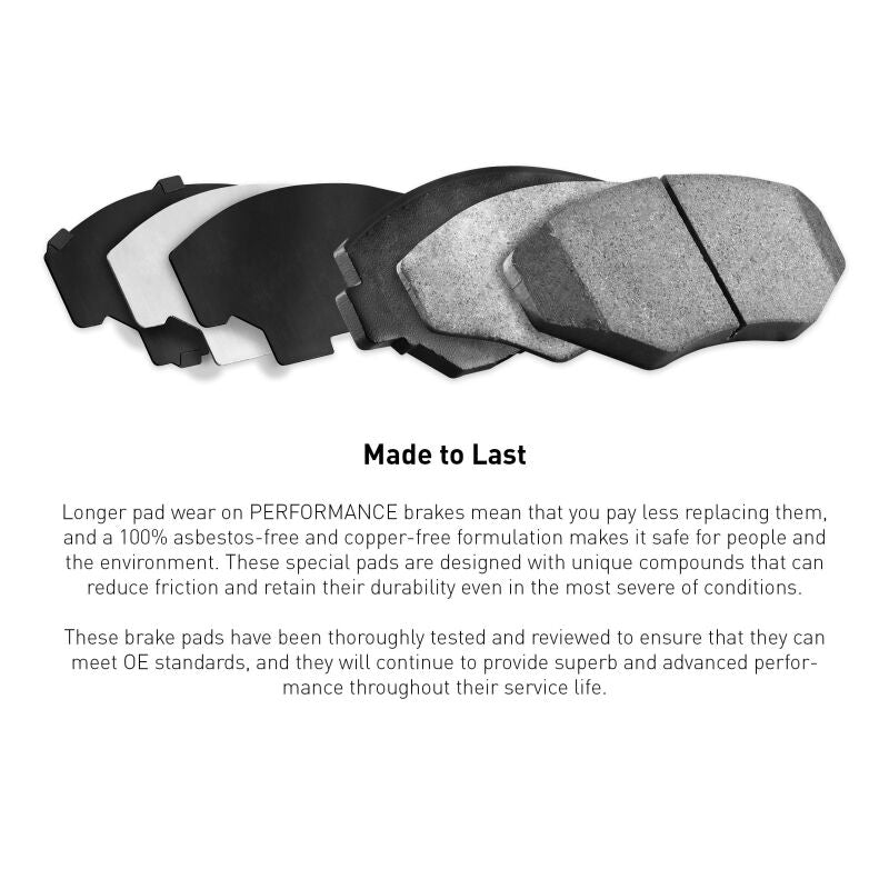 R1 08-09 Pontiac G8 Front Performance Sport Brake Pads