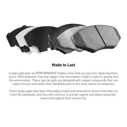 R1 04-12 Rolls-Royce Phantom Front Performance Sport Brake Pads