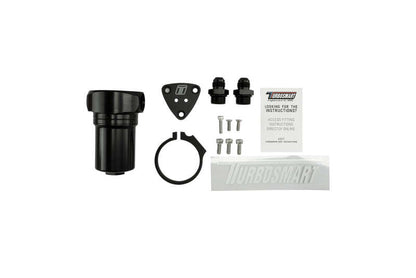 Turbosmart 10um 8AN Fuel Filter Canister - Black