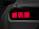 Raxiom 15-23 Ford Mustang Profile LED Tail Lights Gloss Blk Housing- Red Lens