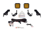 Diode Dynamics 18-21 Jeep JL Wrangler SS5 Bumper LED Pod Light Kit - Sport Yellow Driving