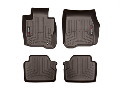 WeatherTech 2014+ BMW 4-Series Front & Rear FloorLiner - Cocoa