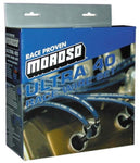 Moroso Chevrolet Small Block Ignition Wire Set - Ultra 40 - Unsleeved - Non-HEI - Under Header - Red