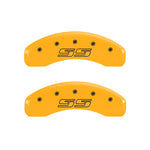 MGP 4 Caliper Covers Engraved Front & Rear Avalanche SS Yellow Finish Black Char 2000 Chevy Tahoe