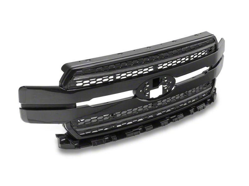 Raxiom 18-20 Ford F-150 CXR Series LED Upper Replacement Grille with White DRL- Black