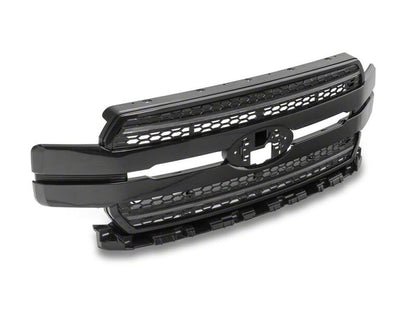 Raxiom 18-20 Ford F-150 CXR Series LED Upper Replacement Grille with White DRL- Black