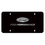 Ford Racing Black Stainless Steel Marque Plate