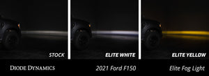 Diode Dynamics 21-23 Ford F-150 Elite Fog Lamps - Yellow