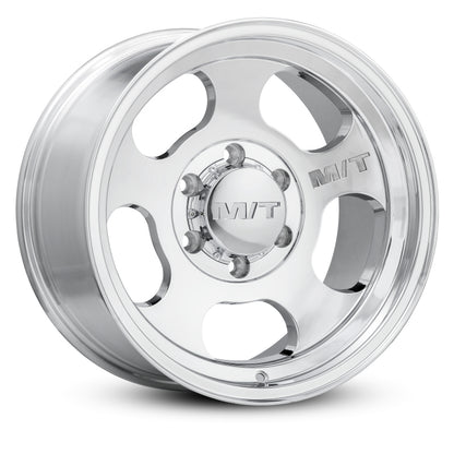 Mickey Thompson Canyon Polished Wheel - 15X8 5X4.5 BP 3.63in BS -22 Offset 78.1mm Bore - 274516