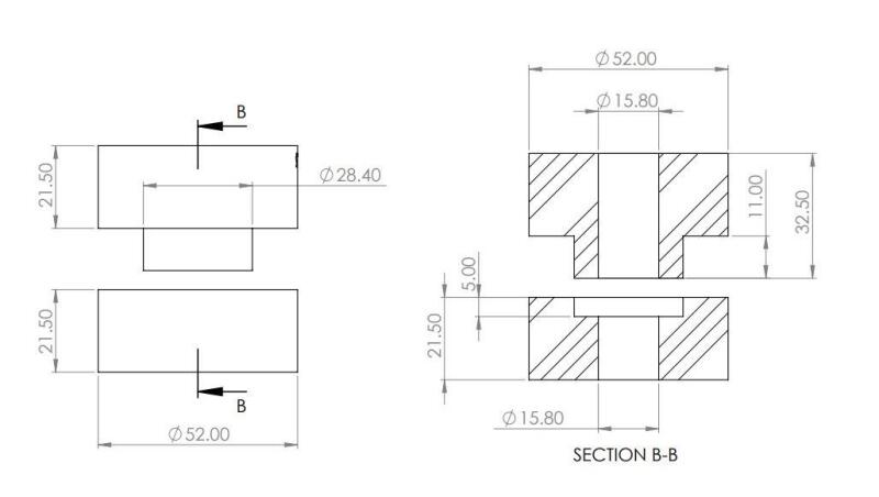 SuperPro Front Shock Absorber Upper Bushing Kit