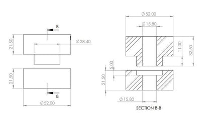 SuperPro Front Shock Absorber Upper Bushing Kit