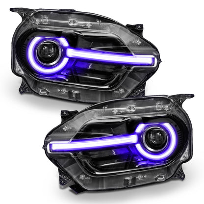 Oracle 2021 Ford Bronco Sport RGB+W Headlight DRL + Halo  - ColorSHIFT w/ RF Controller