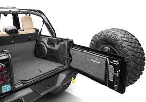 BedRug 18-23 Jeep Wrangler JL 2 Door 4pc Rear Cargo Kit