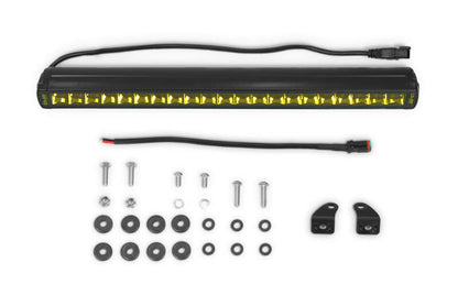 DV8 Offroad 20In Elite Series Amber LED Light Bar - Single Row