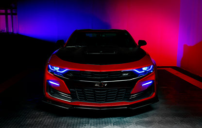 Oracle 19-21 Chevy Camaro SS/RS RGBW+A Headlight DRL Kit - w/ Simple Controller