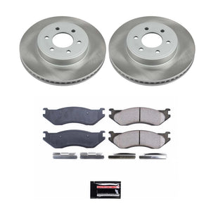 Power Stop 2003 Dodge Durango Front Semi-Coated Rotor Kit