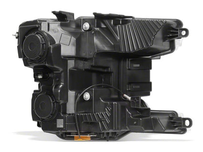 Raxiom 18-20 Ford F-150 LED Halo Surround Headlights with White DRL- Black Housing- Clear Lens