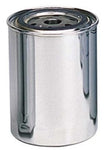 Moroso Ford/Mopar/Import 3/4in Thread 5-1/4in Tall Oil Filter - Chrome