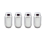 McGard Hex Lug Nut (Cone Seat) M12X1.75 / 13/16 Hex / 1.815in. Length (4-Pack) - Chrome