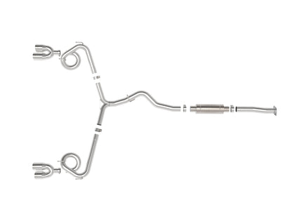 aFe Subaru WRX/STi 15-21 H4-2.0/2.5L Takeda 3in to 2-1/2in Stnlss Cat-Back Exhaust w/ Polished Tip