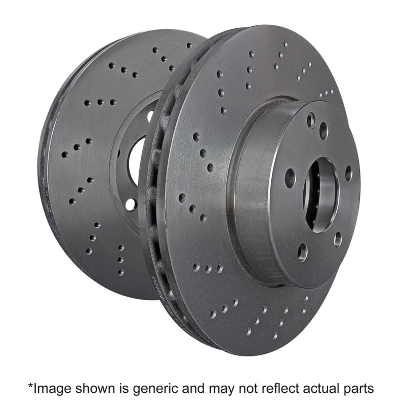 EBC 77-90 Porsche 911 3.3T RK Premium Cross-Drilled Rear Rotors