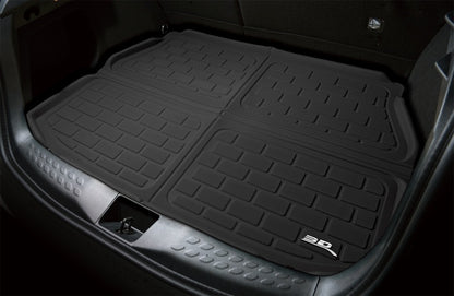 3D MAXpider 20-24 Chevrolet Corvette Coupe (C8) Kagu Black Rear Cargo