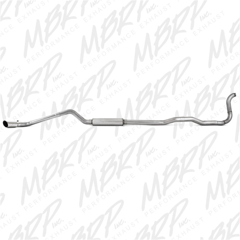 MBRP 88-93 Dodge 2500/3500 Cummins 4WD ONLY Turbo Back Single Side Exit Alum Exhaust System