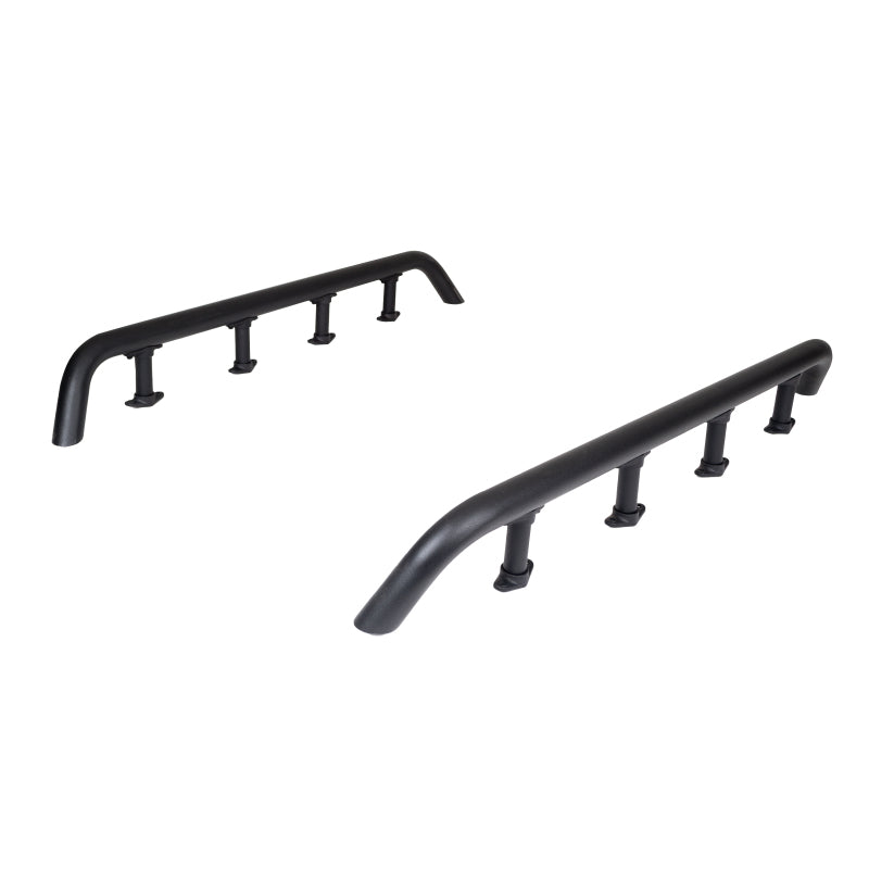 Go Rhino SRM500 Dual Rail Kit (For 55in. Long Rack) - Tex. Blk (Rails ONLY - Req. Platform)