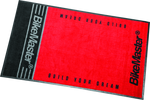 BikeMaster 5ft x 3ft Track Mat - Red/Black