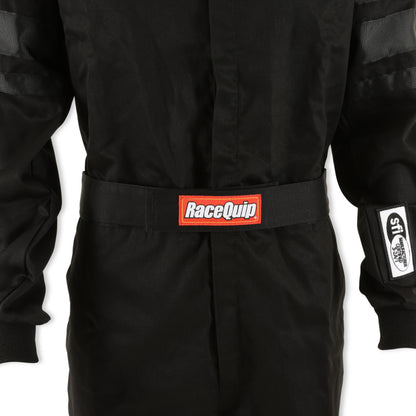 RaceQuip Black SFI-1 1-L Suit - 2XL