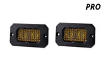 Diode Dynamics Stage Series 2 In LED Pod Pro - Yellow Flood Flush ABL (Pair)