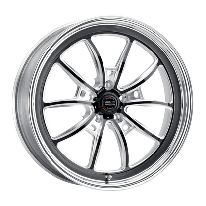 Weld S80 17x9 / 5x127 BP / 6.2in. BS (+30 Offset) Black Wheel 3.18 ID (High Pad) - Non-Beadlock